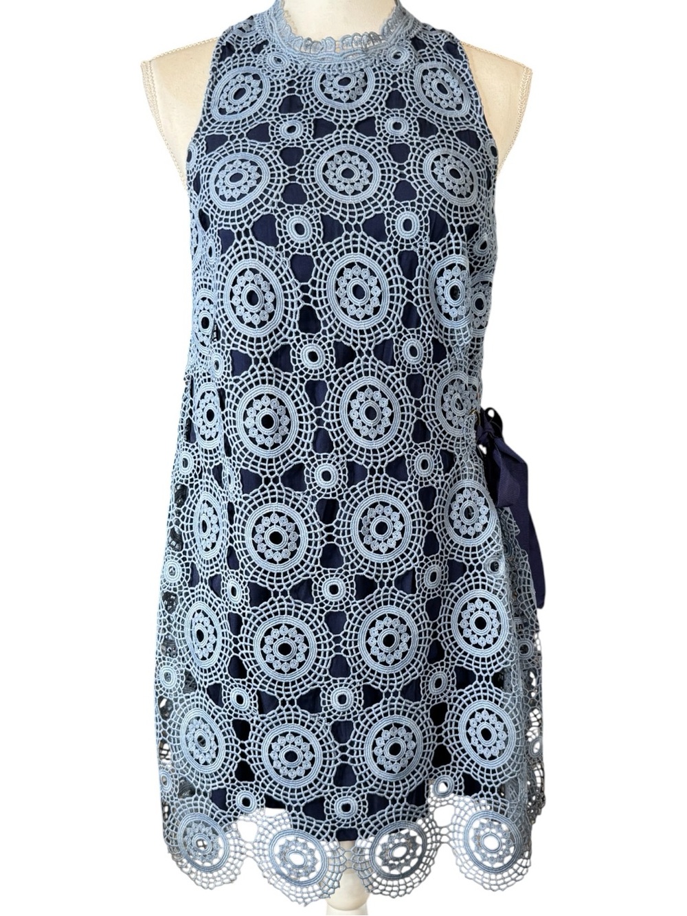 FREE PEOPLE Delilah Crochet Shift Dress